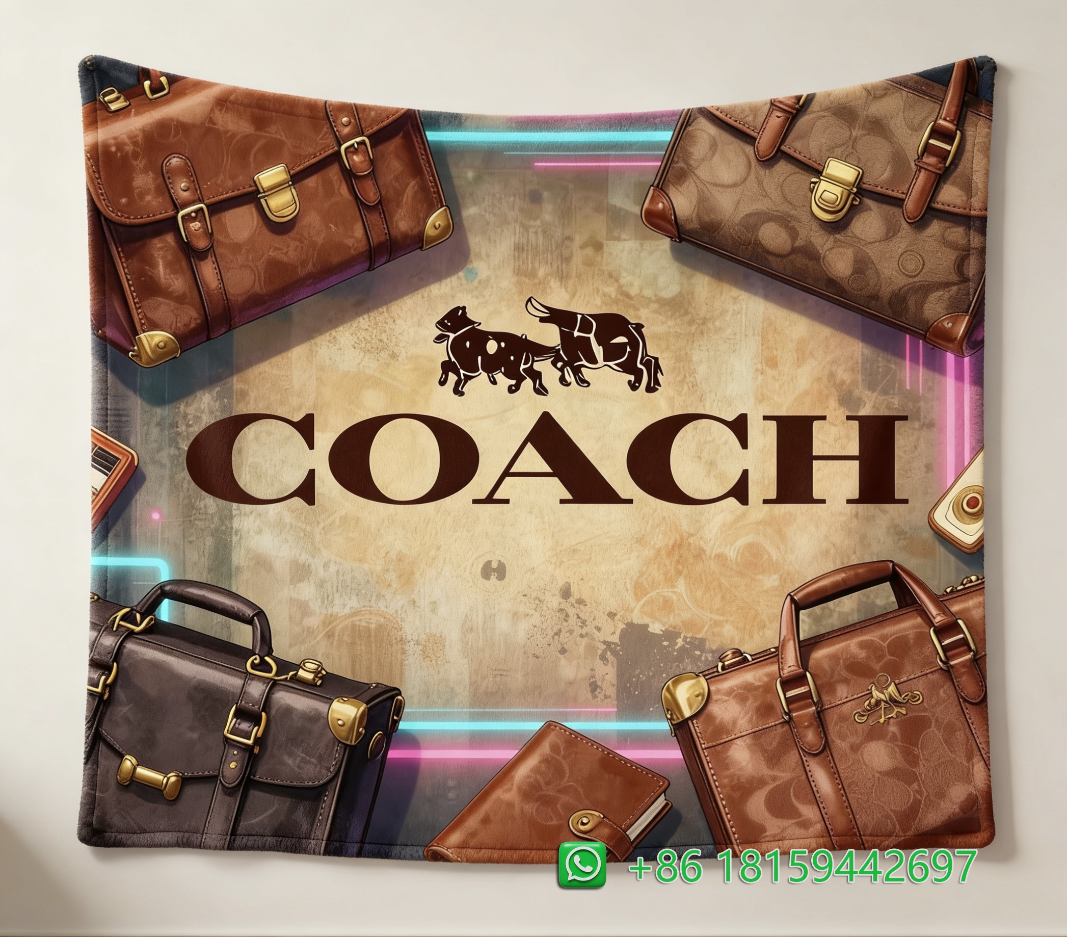 Coach Throw Blankets